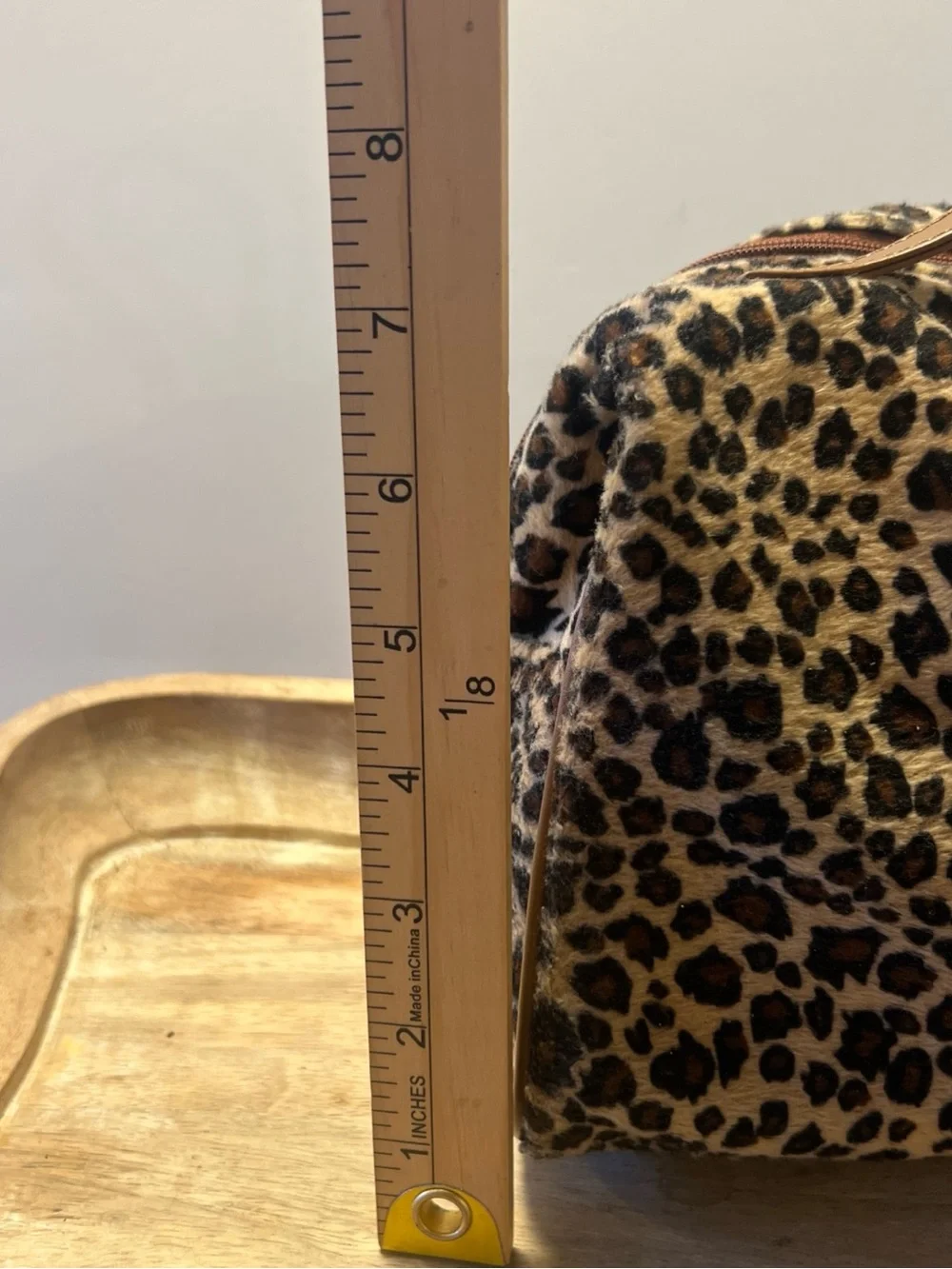 Lancome Leopard Print Cosmetic bag in Brown and Black